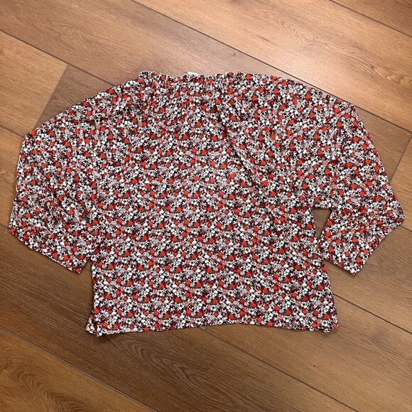 Sanctuary NWT Sheer Flower Power Blouse Size 1X - Picture 10 of 10